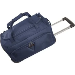 MANOUKIAN Sac De Voyage 2 Roues Bleu Marine