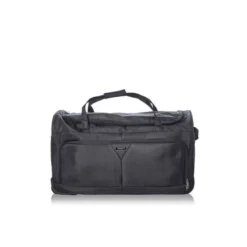 MANOUKIAN Sac De Voyage A Roulettes Souple 2 Roues 55cm MAN PM Noir
