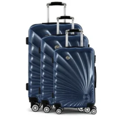 MANOUKIAN SET DE 3 VALISES PC 8 Roues 75