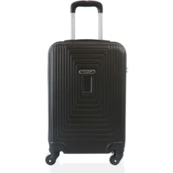 MANOUKIAN Valises Chariot 4 Roues 48 Cm ABS Noir Mixte