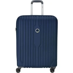 MASERU Valise Trolley 66 Cm 4 Roues TSA + ZST Bleu Jean