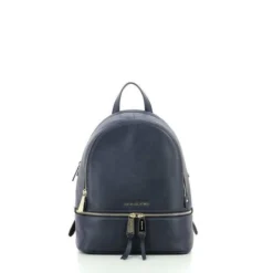 MICHAEL KORS Sac A Dos Rhea Medium En Cuir - Bleu - Femme
