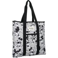 Disney MICKEY MOUSE Sac Shopping My Little Bag Gris/Blanc