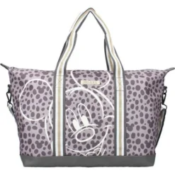 Disney MICKEY MOUSE Sac Shopping Shop Till You Drop Gris/Rose