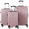 MURANO Ensemble De 3 Valises 55/65/75 Cm Or Rose