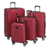 Pierre Cardin MURANO - Gamme TBO - Lot De 4 Valises 55/65/75/85cm A 8 Roues