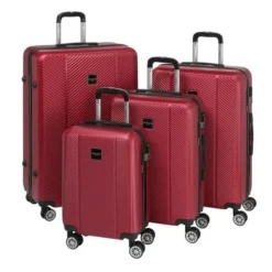 Pierre Cardin MURANO - Gamme TBO - Lot De 4 Valises 55/65/75/85cm A 8 Roues