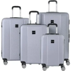 Pierre Cardin MURANO - Gamme TBO - Lot De 4 Valises 55/65/75/85cm A 8 Roues 3