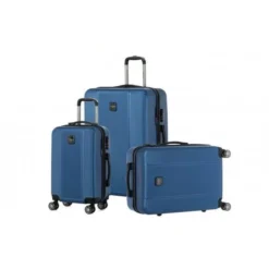 MURANO Set De 3 Valises 50/60/70 Cm Bleu Mixte