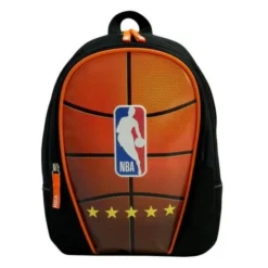 NBA Sac A Dos Junior - Un Compartiment - 35 Cm - Noir