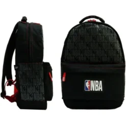 NBA Sac A Dos - Un Compartiment - 43 Cm - Noir