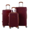 PIERRE CARDIN Ensemble De 3 Valises 55/65/75 Cm Ivoire