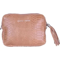 PIERRE CARDIN Sac Bandouliere En Cuir Couleur Camel 5