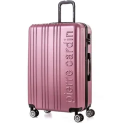 PIERRE CARDIN Valise Grande Taille - 75 Cm - 8 Roues - Or Et Rose