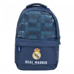 REAL MADRID Sac A Dos - Un Compartiment - 43 Cm - Noir