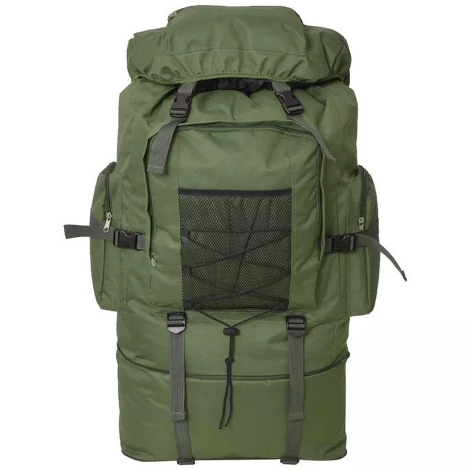 Sac à Dos En Style D'armée XXL 100 L Vert – Image 3