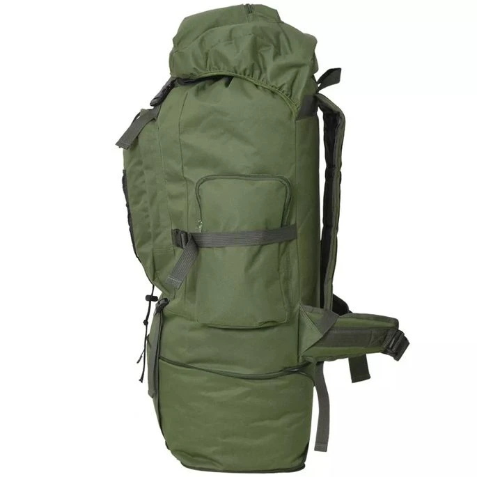 Sac à Dos En Style D'armée XXL 100 L Vert – Image 4