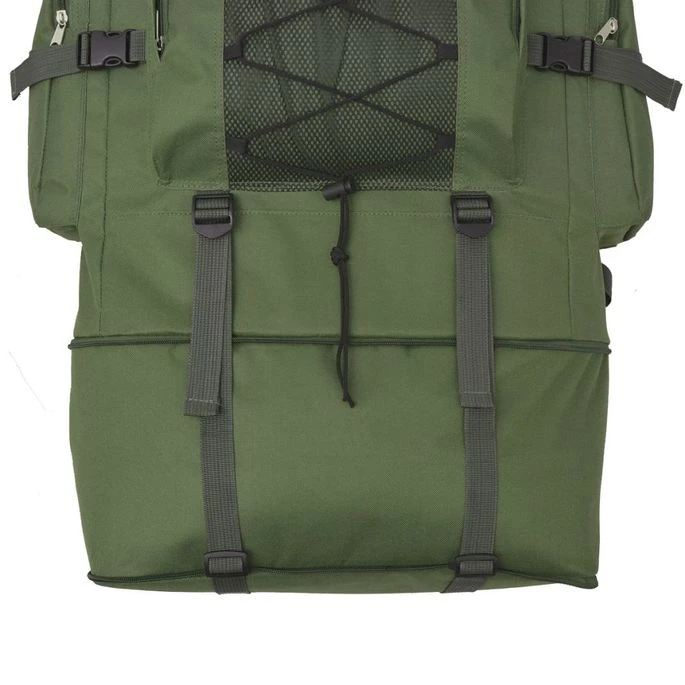 Sac à Dos En Style D'armée XXL 100 L Vert – Image 6
