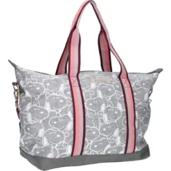 Disney SNOOPY Sac Shopping My Favourite Memories Gris/Rose