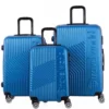 TRAVEL WORLD Ensemble De 3 Valises 55/65/75 Cm Bleu Marine