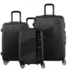 TRAVEL WORLD Ensemble De 3 Valises 55/65/75 Cm Noir