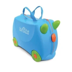 TRUNKI  Valise Porteur A Roulettes Pour Enfants - Bleu Terrance