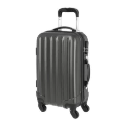 Valise En ABS Gris Foncé 4 Roues 50x35x20 Cm
