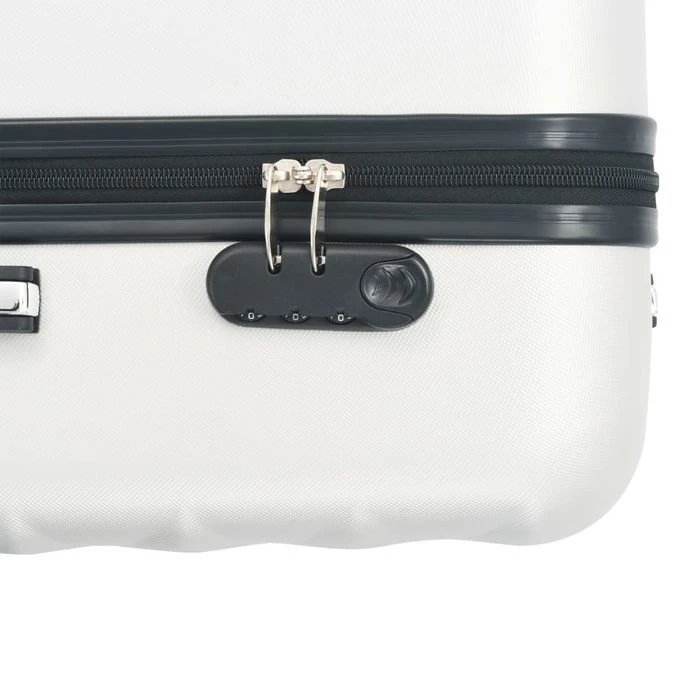 Valise Rigide 3 Pcs Argenté Brillant ABS – Image 8