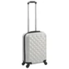 Valise Rigide Argenté Brillant ABS