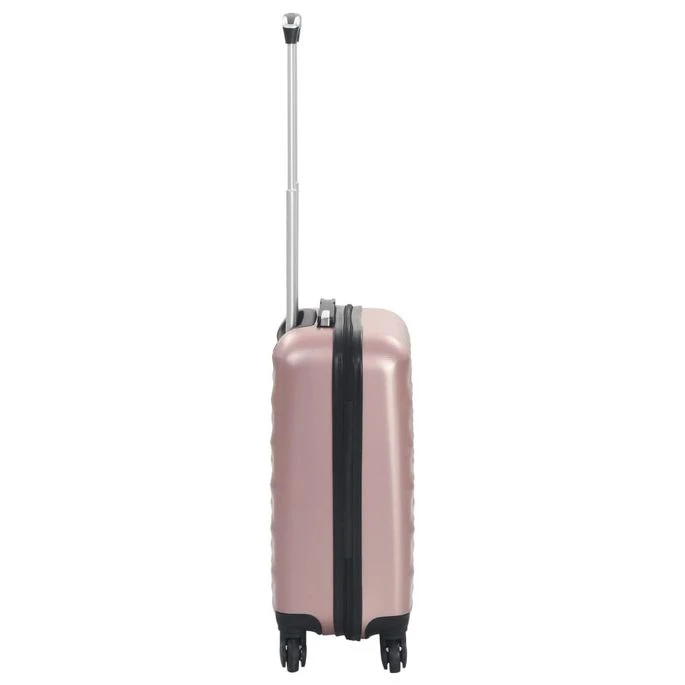 Valise Rigide Doré Rose ABS – Image 4