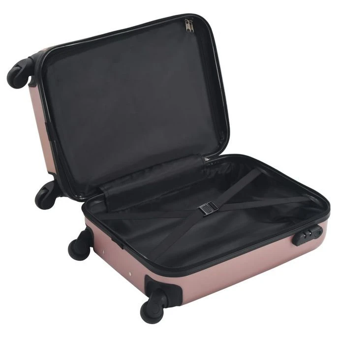 Valise Rigide Doré Rose ABS – Image 5