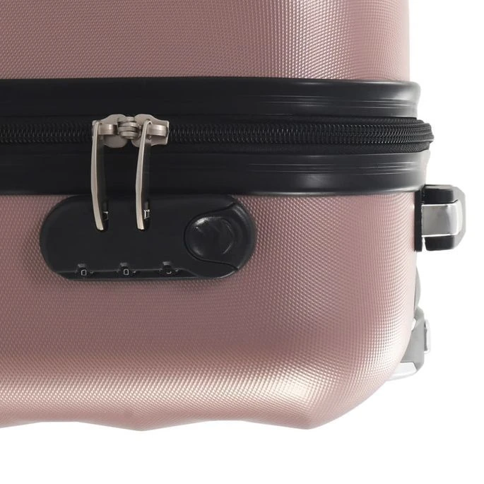 Valise Rigide Doré Rose ABS – Image 7