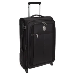 VISA DELSEY Valise Cabine Low Cost Extensible Souple 2 Roues 55cm PIN UP5 Noir