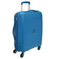 VISA DELSEY Valise Cabine Low Cost Rigide Polypropylene 4 Roues 55cm SEJOUR Bleu