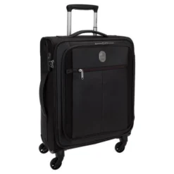 VISA DELSEY Valise Cabine Low Cost Souple 4 Roues 55cm PIN UP5 Noir