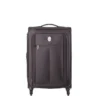 VISA DELSEY Valise Trolley Extensible Souple 4 Roues 68cm PIN UP5 Noir