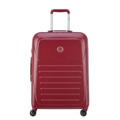 VISA DELSEY Valise Trolley Munia - 66 Cm - 4 Roues - Rouge