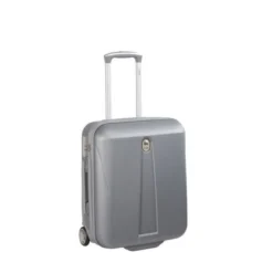 VISA DELSEY Valise Trolley Rigide ABS 2 Roues 50cm AMPLITUDE Argent